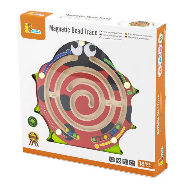 

Магнитный лабиринт Viga Toys Божья коровка (59964)
