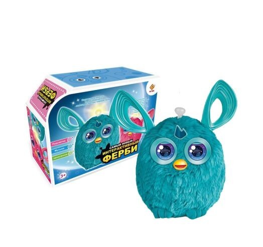 

Мягкая интерактивная игрушка Ферби Furby Connect CH Toys на русском языке Голубой