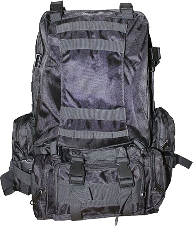 

Рюкзак ML-Tactic большой с подсумками 1000D Black (B7013BK)
