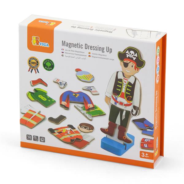 

Набор магнитов Viga Toys Гардероб мальчика (50021)