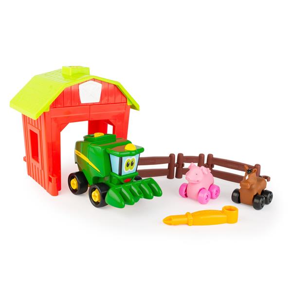 

Игровой набор-конструктор John Deere Kids Собери трактор с загоном (47210)