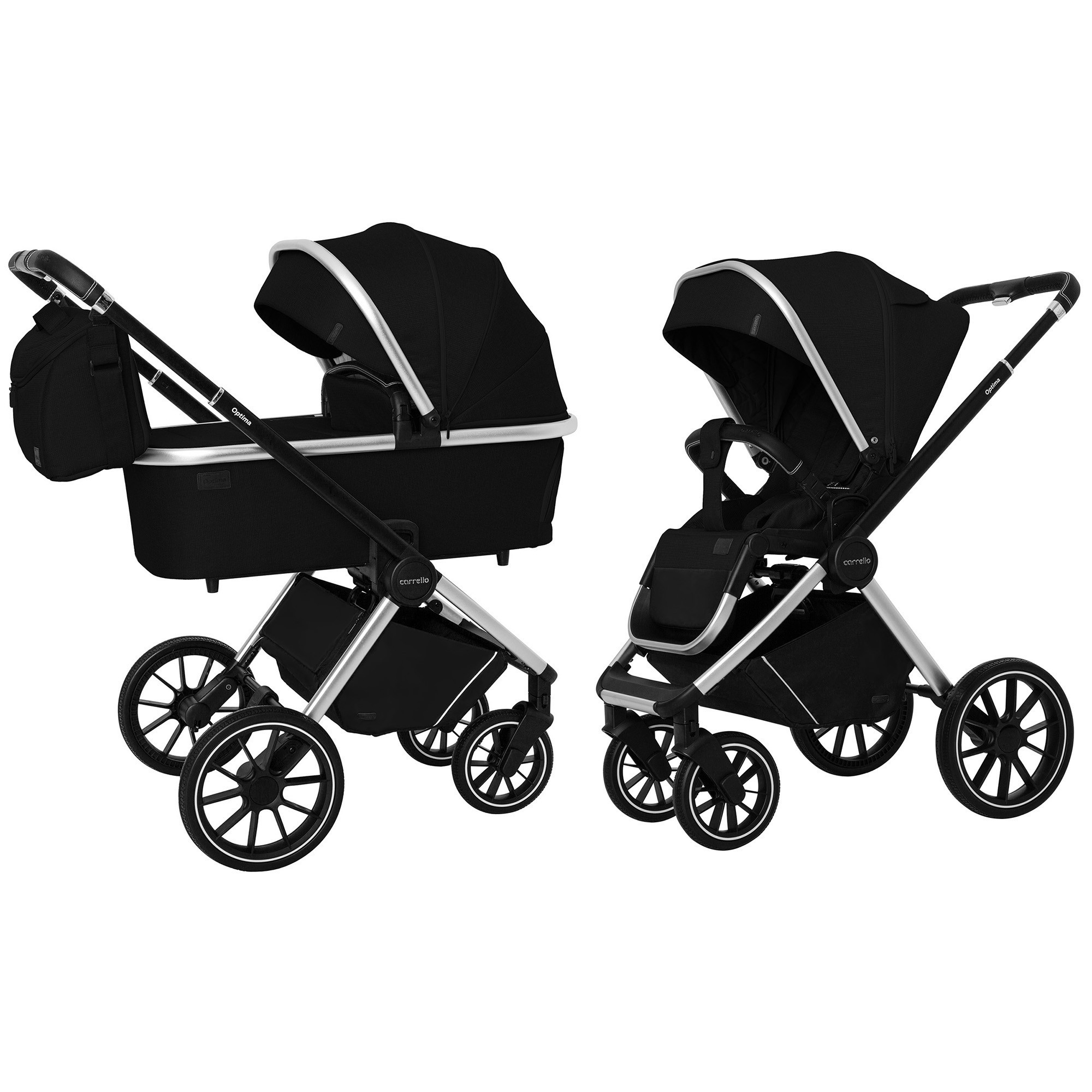 

Коляска універсальна CARRELLO Optima CRL-6503 (2in1) Leather Black