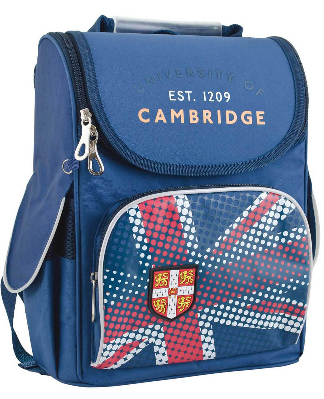 

Рюкзак ортопедический каркасный 1 Вересня H-11Cambridge blue 34х26х14см