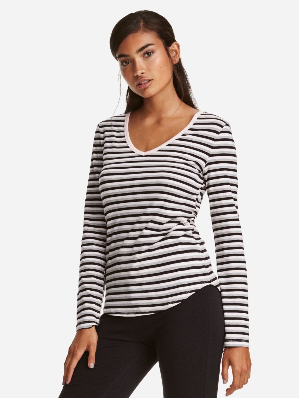 

Лонгслив H&M 12-0426448-001  Светло-серый (СА2000001902646, Лонгслив H&M 12-0426448-001 S Светло-серый (СА2000001902646)