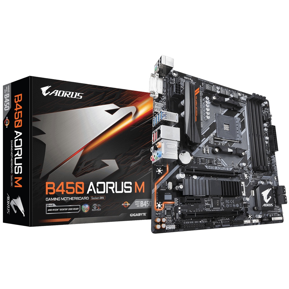 

Gigabyte B450 Aorus M Socket AM4 Refurbished