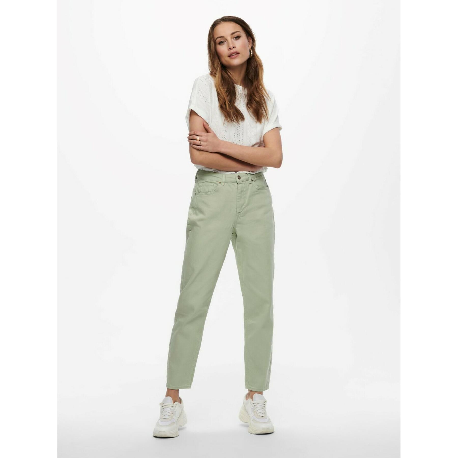 

Джинсы ONLY VENEDA LIFE MOM PANT 15211268 Desert Sage / ментоловый, Джинсы ONLY VENEDA LIFE MOM PANT 15211268 Desert Sage M/32 ментоловый