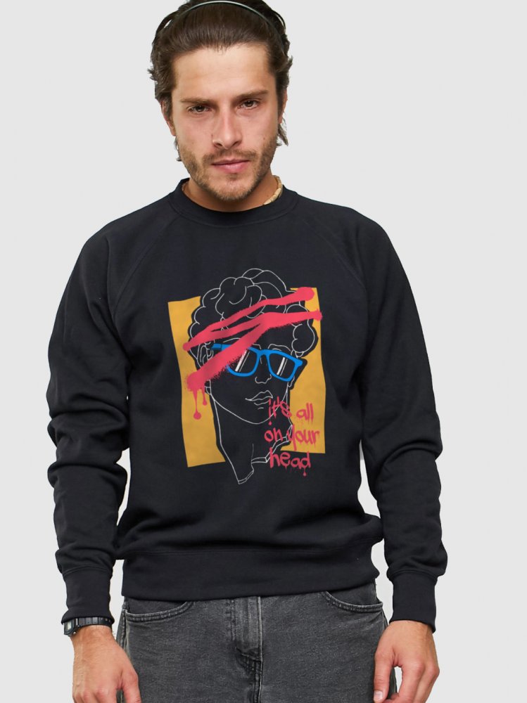 

Свитшот YAPPI MSWB1174  Черный, Свитшот YAPPI MSWB1174 XL Черный