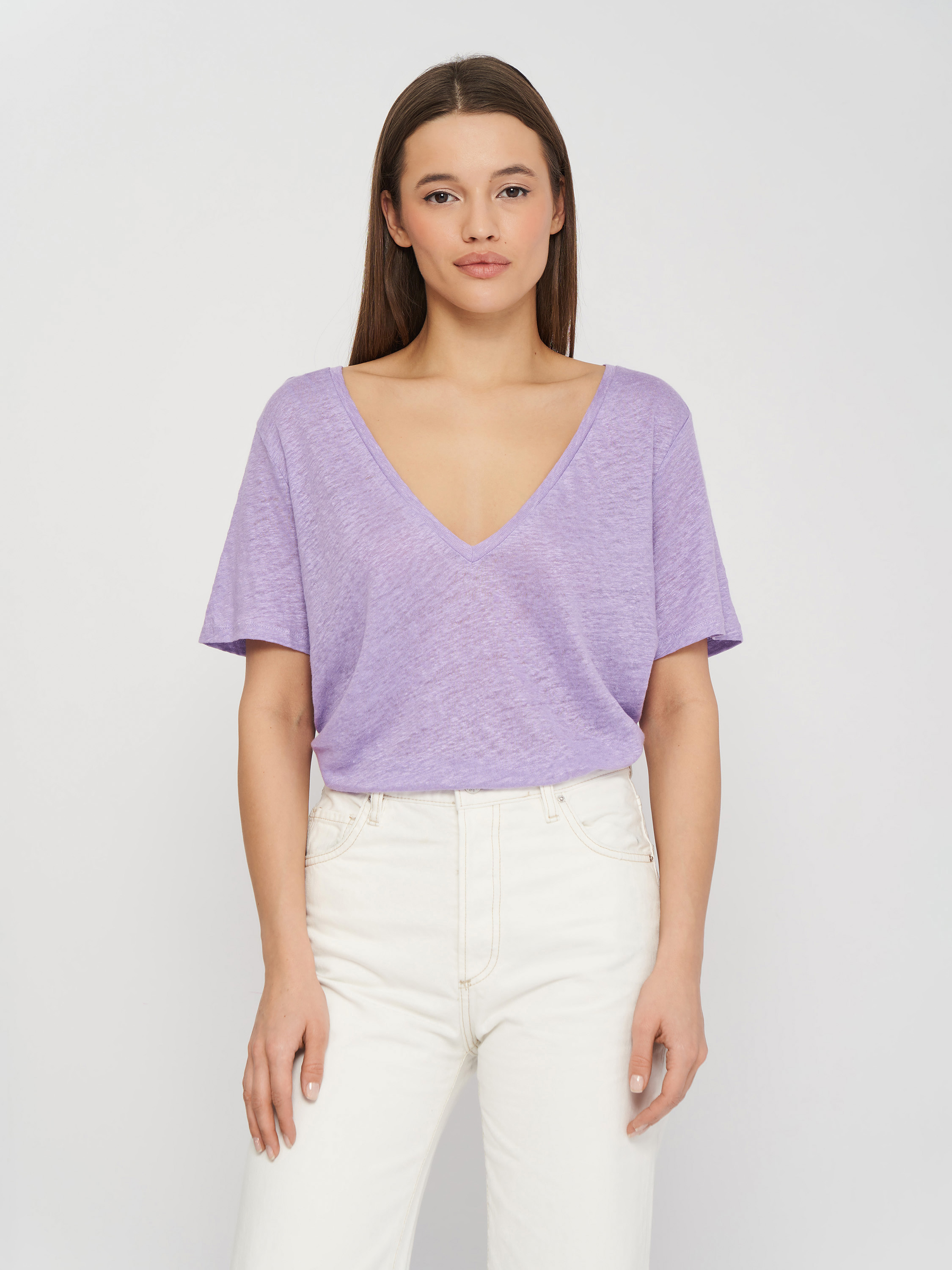 

Футболка Zara 0858/033/612  Сиреневая, Футболка Zara 0858/033/612 XL Сиреневая