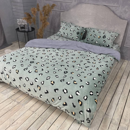 

Плюшевое постельное белье Cappone (велюровое) Ягуар 160х200 см
