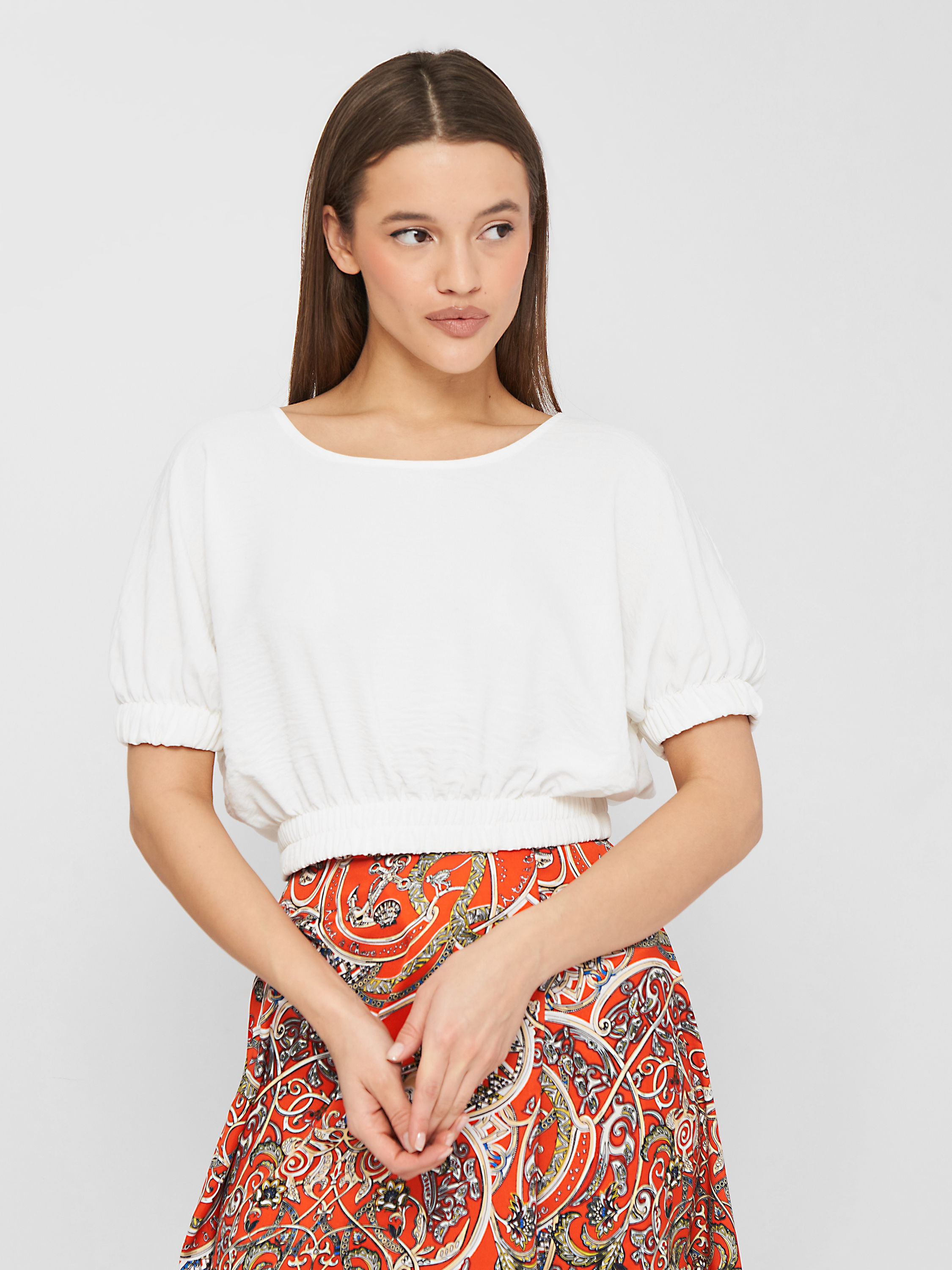 

Топ Zara 0264/021/250  Молочный, Топ Zara 0264/021/250 L Молочный