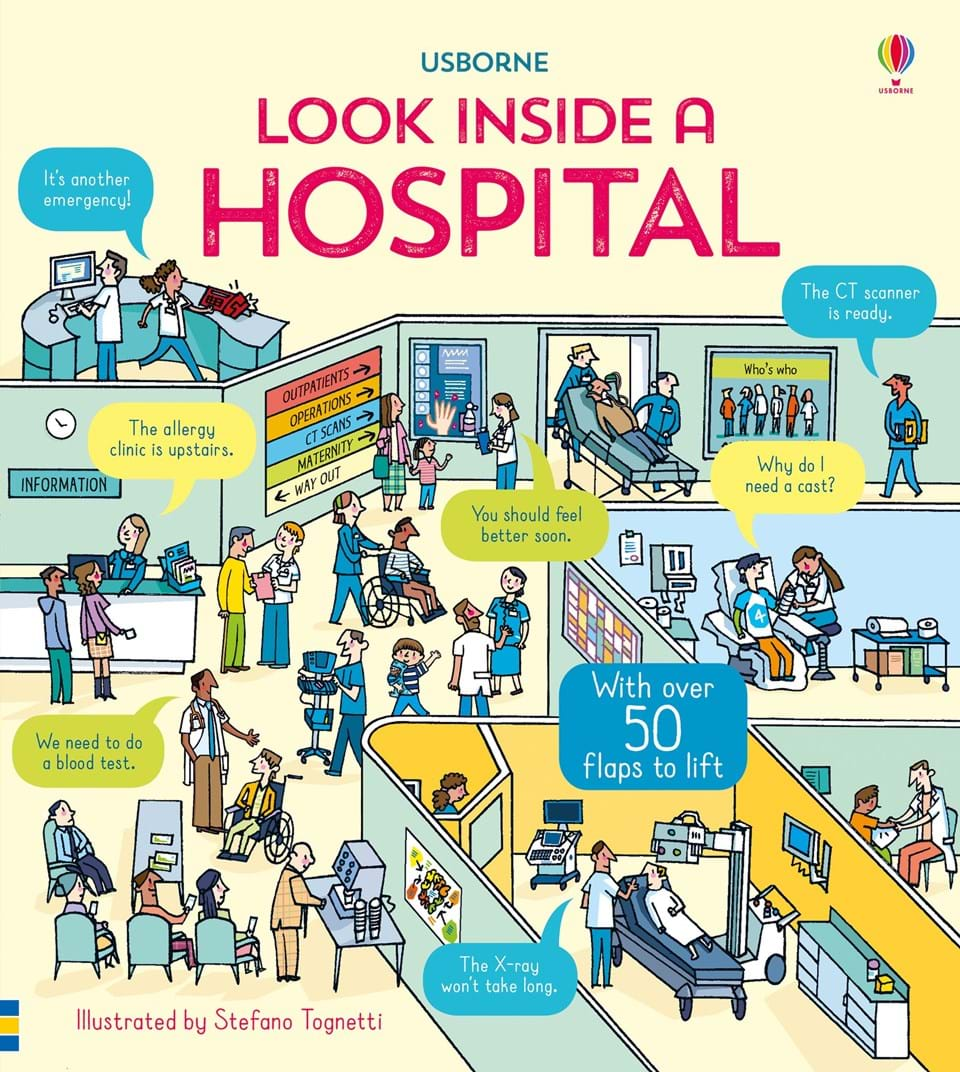 

Детская книга Look Inside a Hospital (9781474948166)