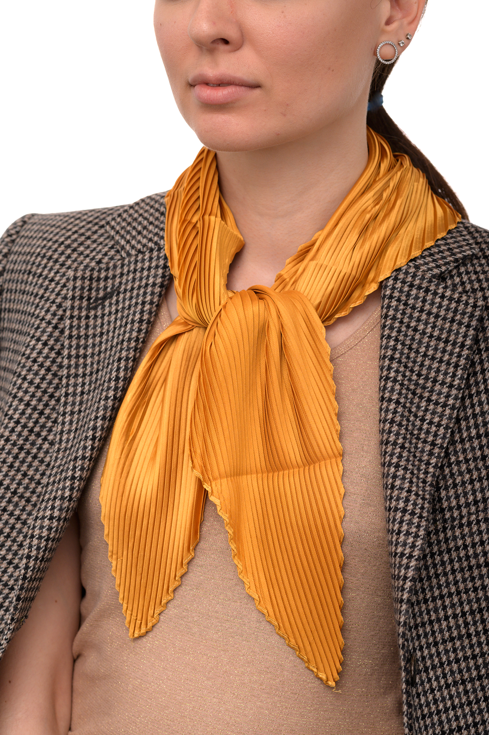 

Хустка 60 * 60 см Гірчичний (GO2307 mustard)