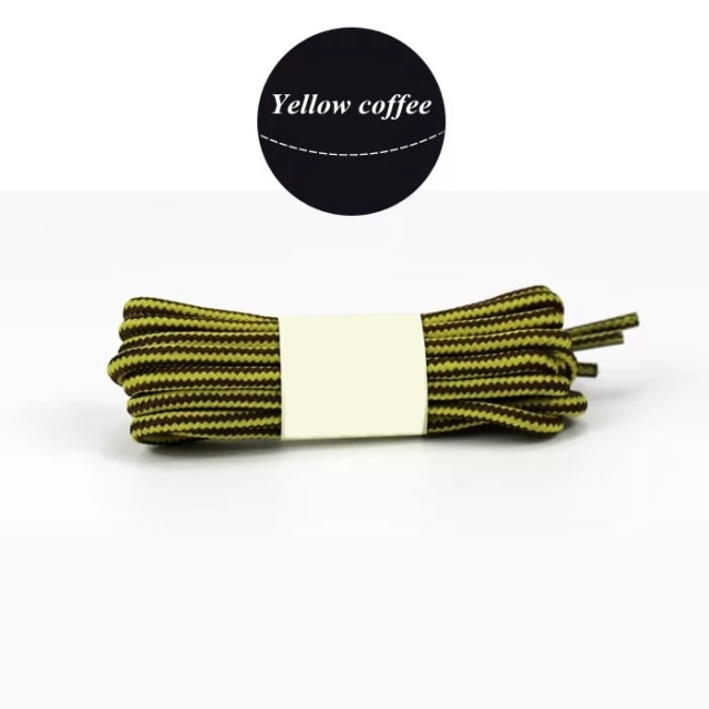 

Шнурки в полоску для обуви Yellow Coffee 120 см