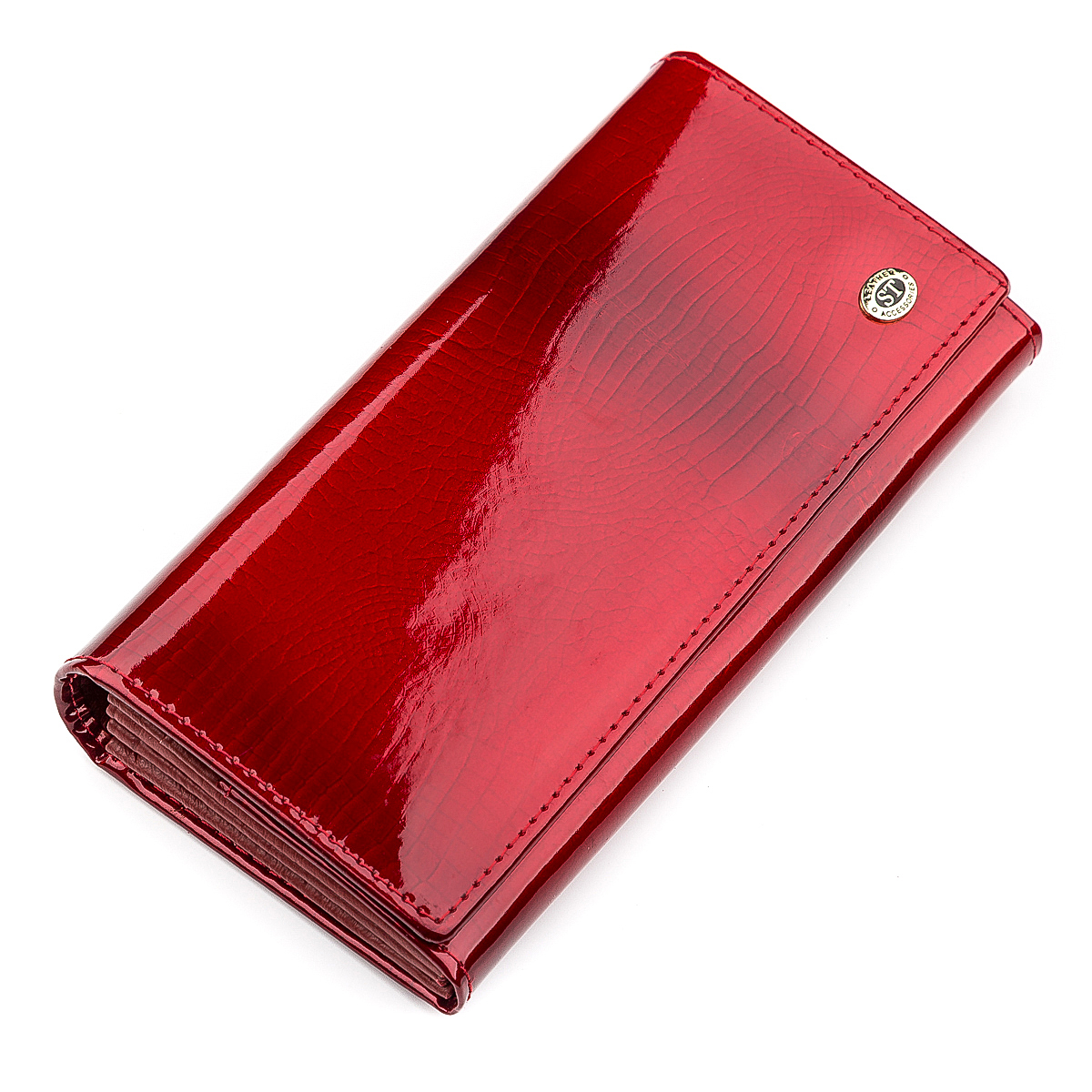 

Кошелек женский ST Leather 18392 многофункциональный Красный