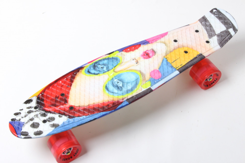 

Penny Board "Cool Girl" Светящиеся колеса.