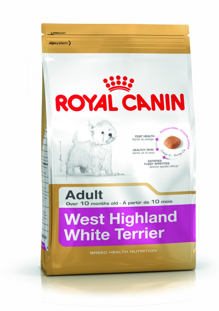 Корм для собак породы Вест хайленд уайт терьер Royal Canin Westie Adult 3 кг (3981030)