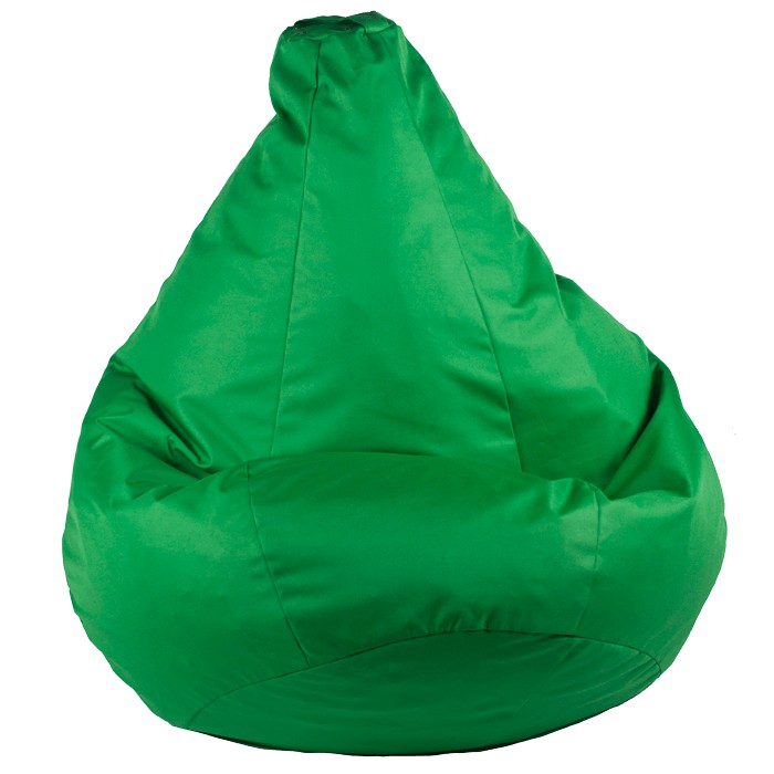 

Кресло-мешок Ecobag Груша однотонная 120/80 Зеленый