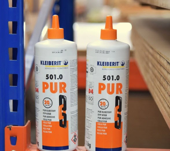Полиуретановый клей KLEIBERIT PUR–501.0 влаго- и термостойкий D4 (тюбик ...
