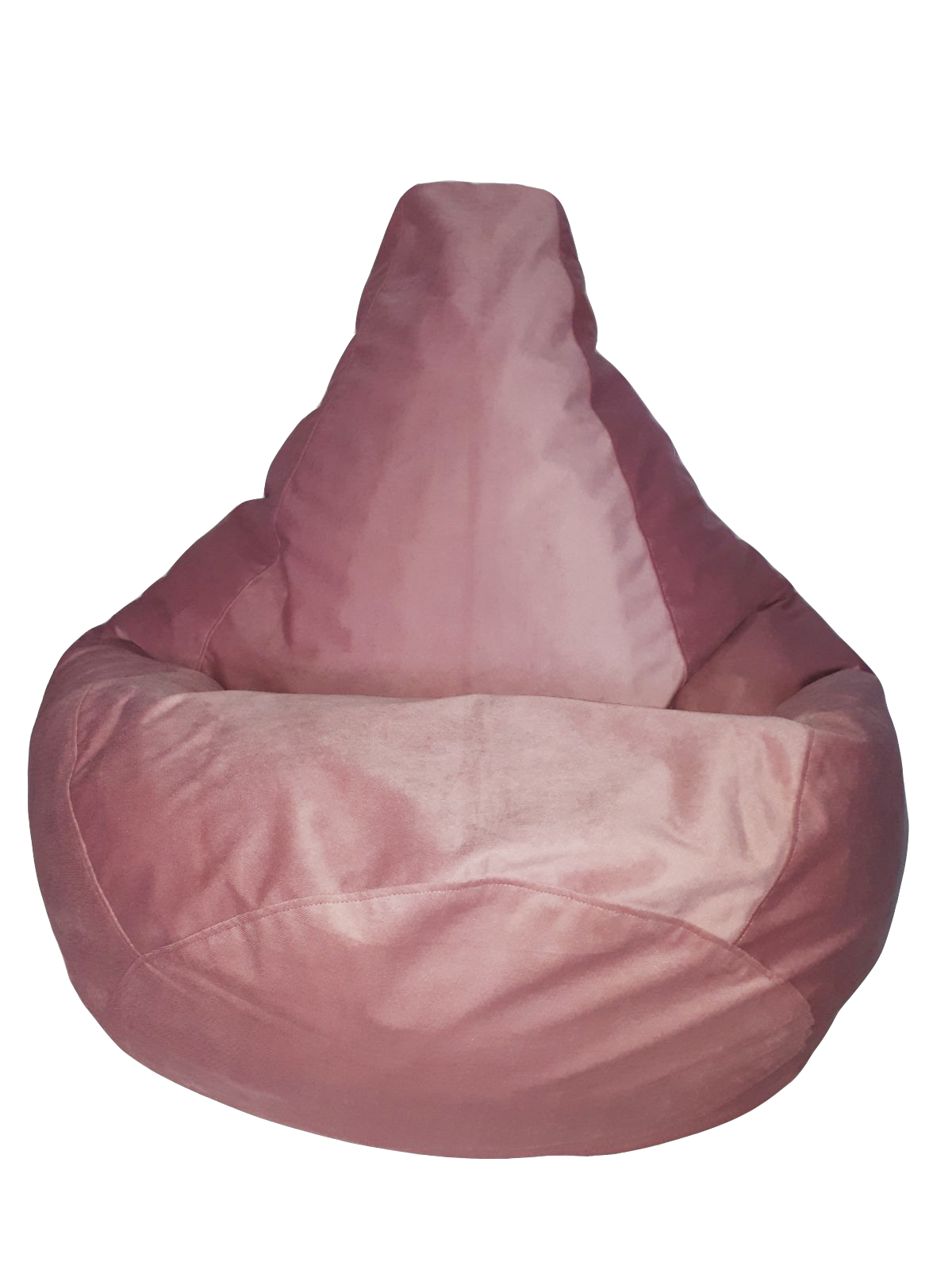 

Кресло-мешок Ecobag Груша однотонная 140/100 Розовый