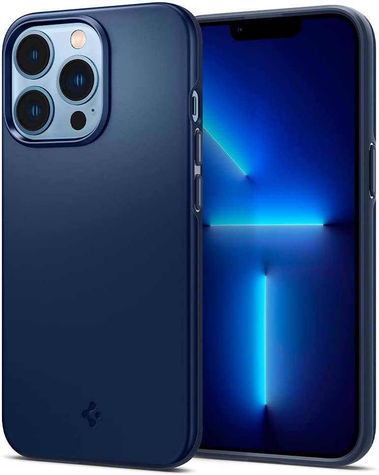 

Чехол Spigen для iPhone 13 Pro - Thin Fit, Navy Blue