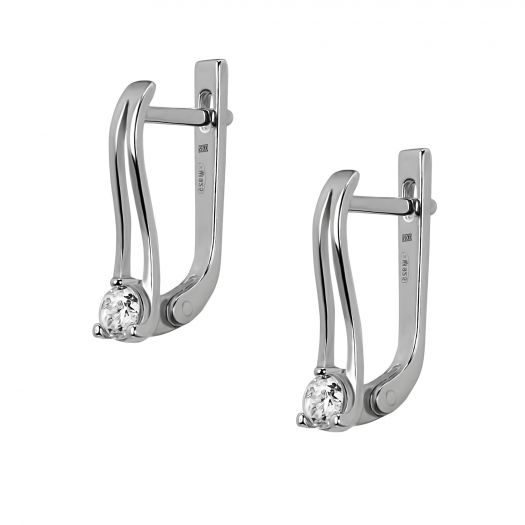 

Серебряные серьги с английским замком Джина UMAX 20031