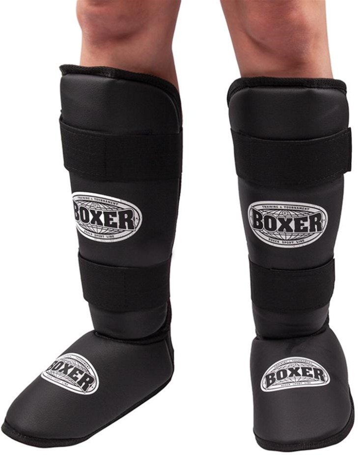 

Защита голени и стопы Boxer M кожвинил 0.6 мм Черные (2002-03BLK)