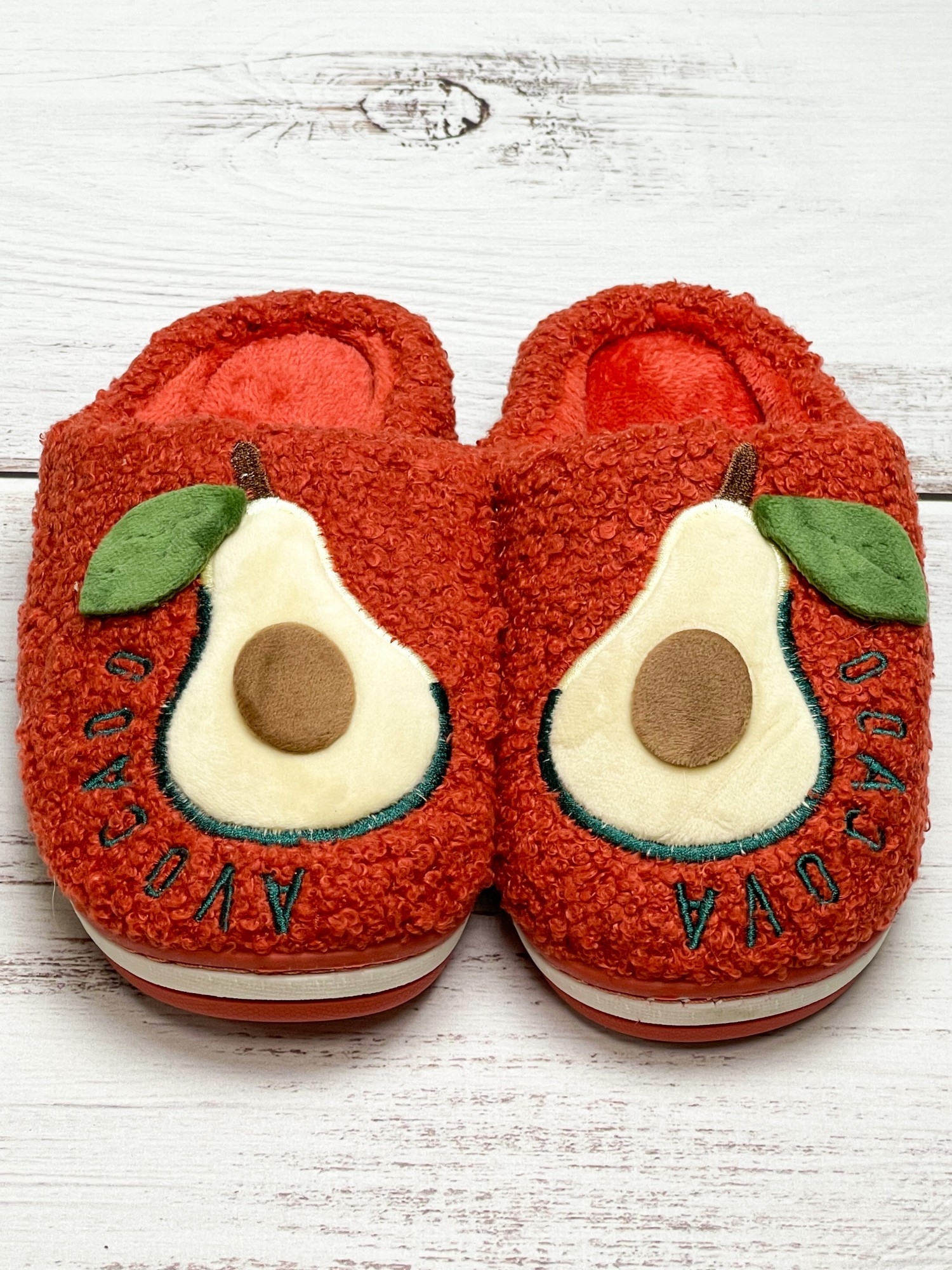 

Тапочки Elmob Avokado красные 34-35 14645