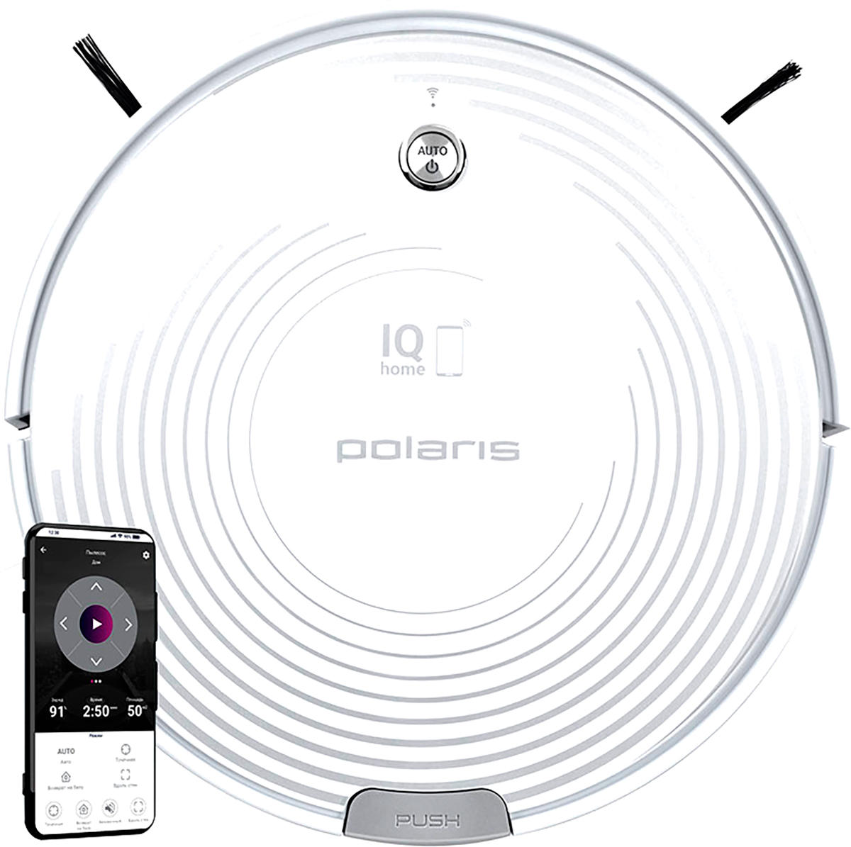 

Робот-пылесос Polaris PVCR 0833 WI-FI IQ Home White