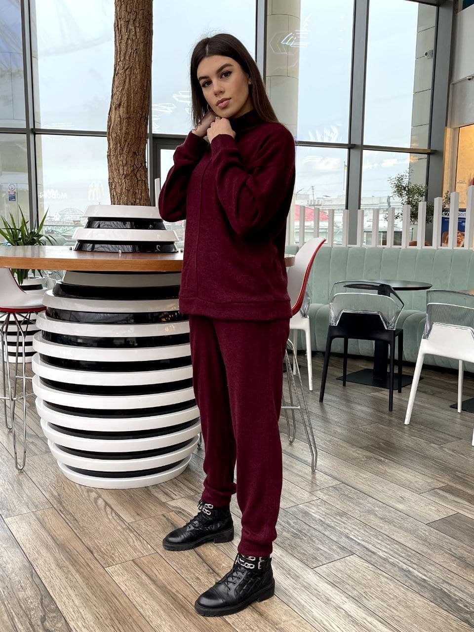 

Fashions • Стильныи прогулочныи костюм из ангоры "Astrid" Fashions  марсала (4254, Fashions • Стильныи прогулочныи костюм из ангоры "Astrid" Fashions S марсала (4254)