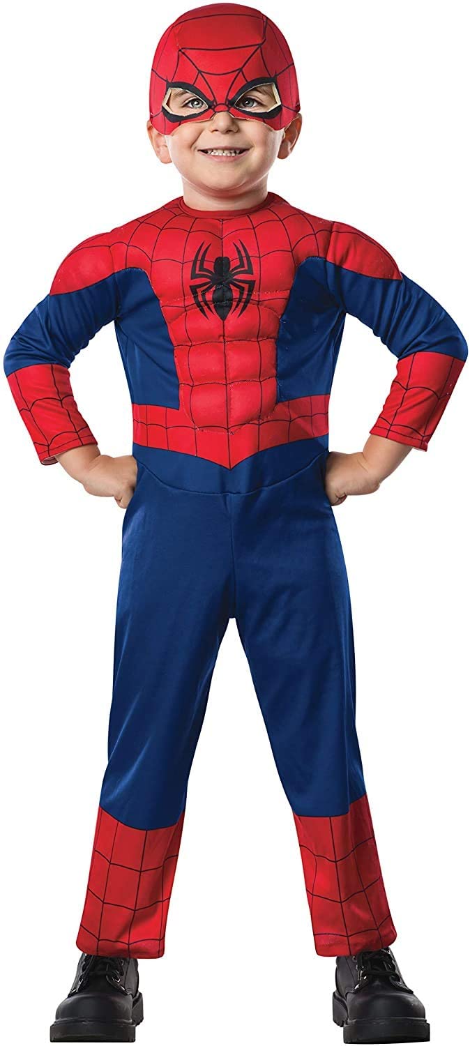 

Детский Костюм с Маской Человек Паук 3-4 года Marvel Costume Spiderman Rubies 702824