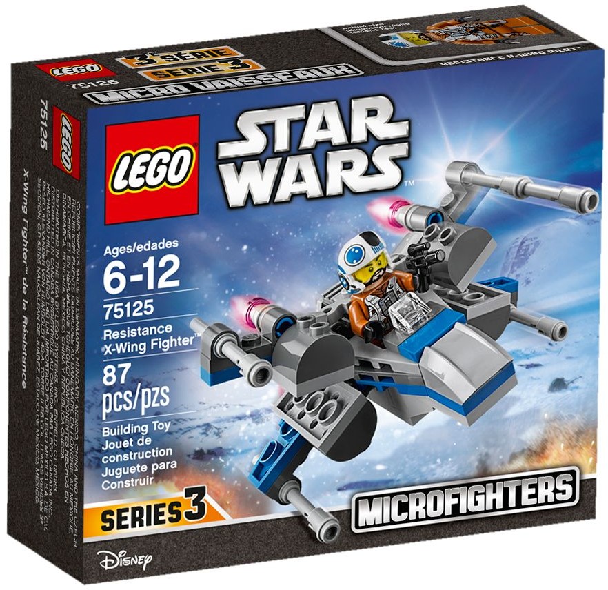 

Конструктор LEGO 75125 Star Wars Повстанський зоряний винищувач X-wing Resistance X-wing Fighter Microfighter