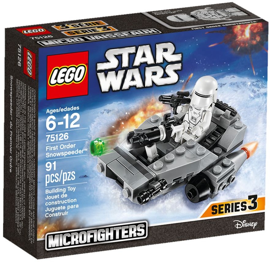 

Конструктор LEGO 75126 Star Wars Сніжний спідер Першого Ордену First Order Snowspeeder Microfighter