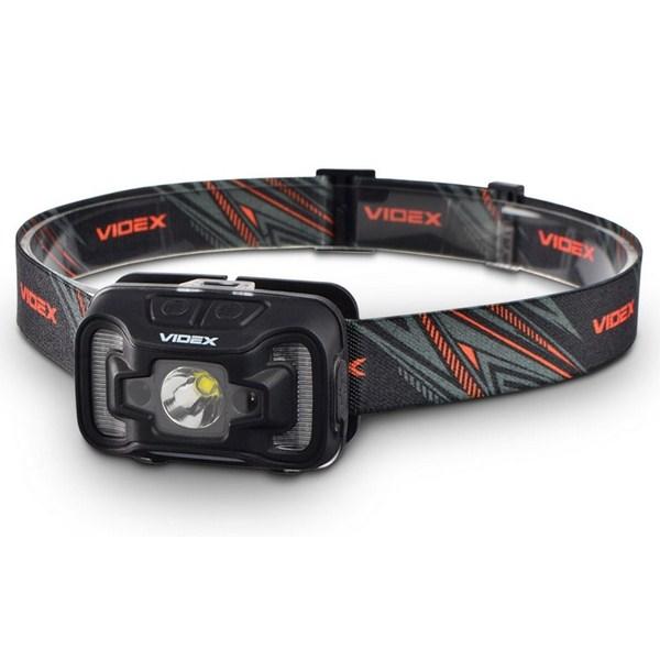 

Фонарь налобный VIDEX H025C 310Lm 5000K, аккумулятор