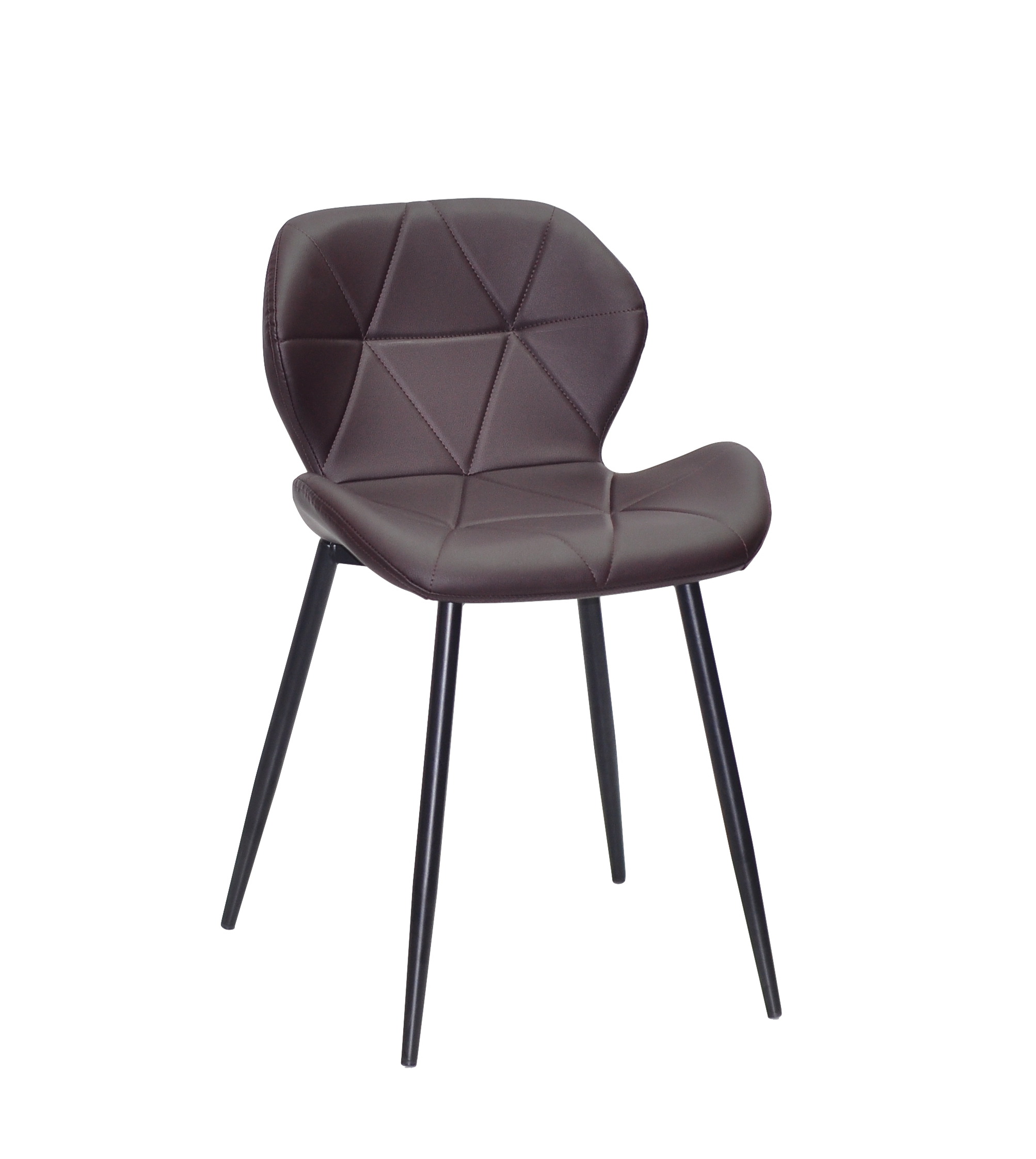 

Стул Invar Metal-BK Экокожа Onder Mebli Коричневый 80