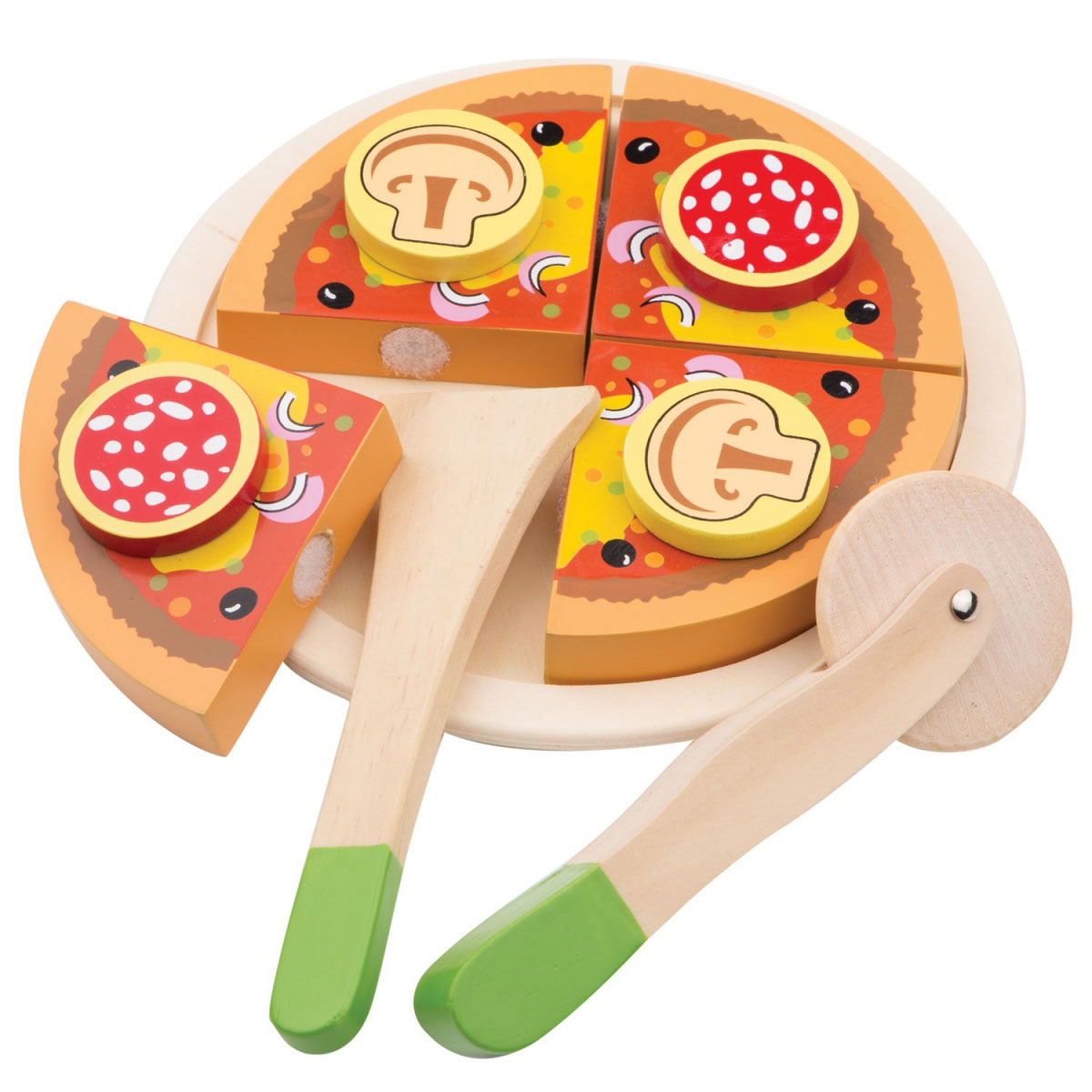

Игровой набор New Classic Toys Пицца-салями 16 × 16 × 3 см (10586)