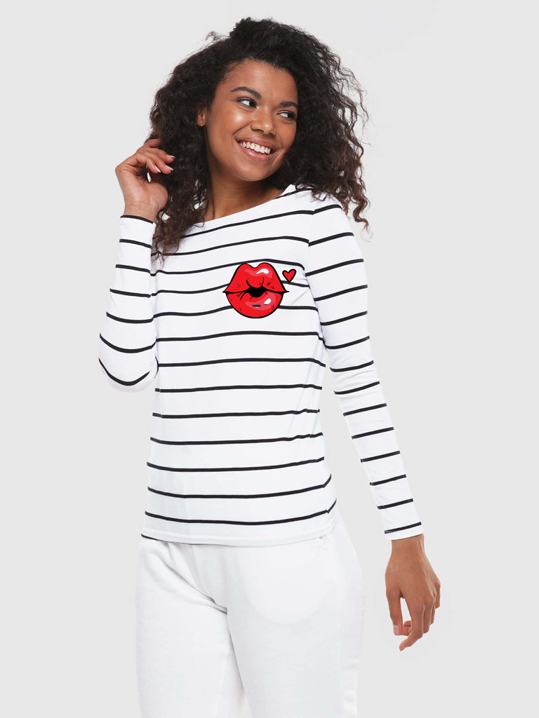 

Лонгслив Katarina Ivanenko Губки бантиком KIP00221  Белый, Лонгслив Katarina Ivanenko Губки бантиком KIP00221 S Белый