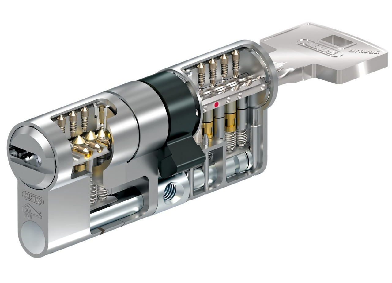 

Дверний циліндр ABUS BRAVUS 3500MX Модульний, ключ-ключ, 100 (35х65), 3 ключі, колір - нікель