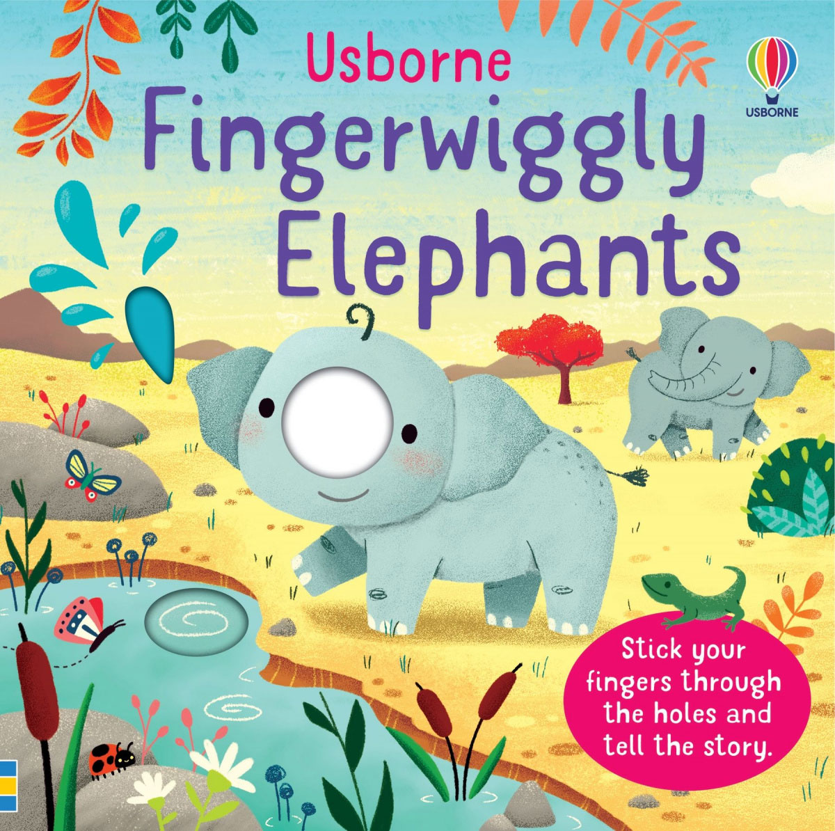 

Детская книга Usborne Усборн Fingerwiggly Elephants, англ. язык (9781474986793)
