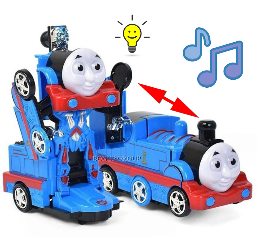 

Игрушка паравозик Томас трансформер KAILI TOYS поезд синий 153246225