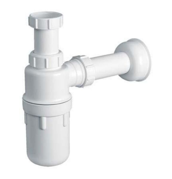 

Сифон для кухонної мийки McAlpine 1,1/2x40 мм, білий C31ARPF
