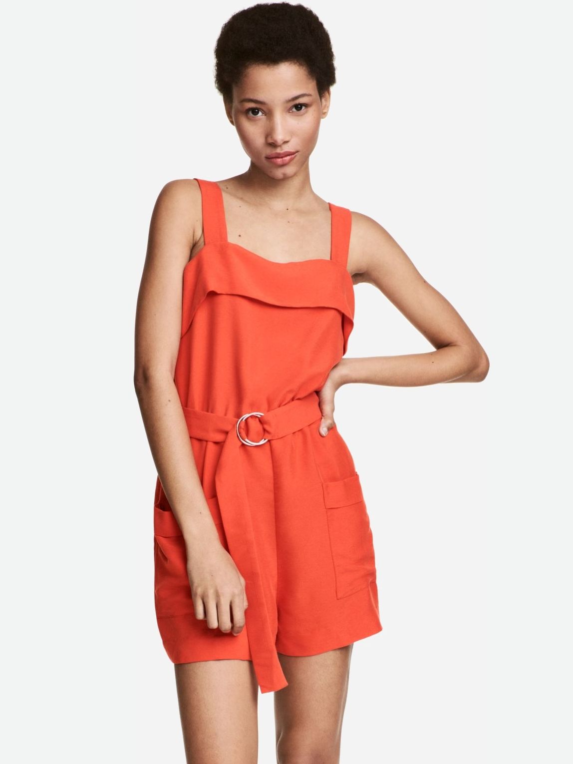 

Комбинезон H&M 3hm04440089  Оранжевый, Комбинезон H&M 3hm04440089 44 Оранжевый