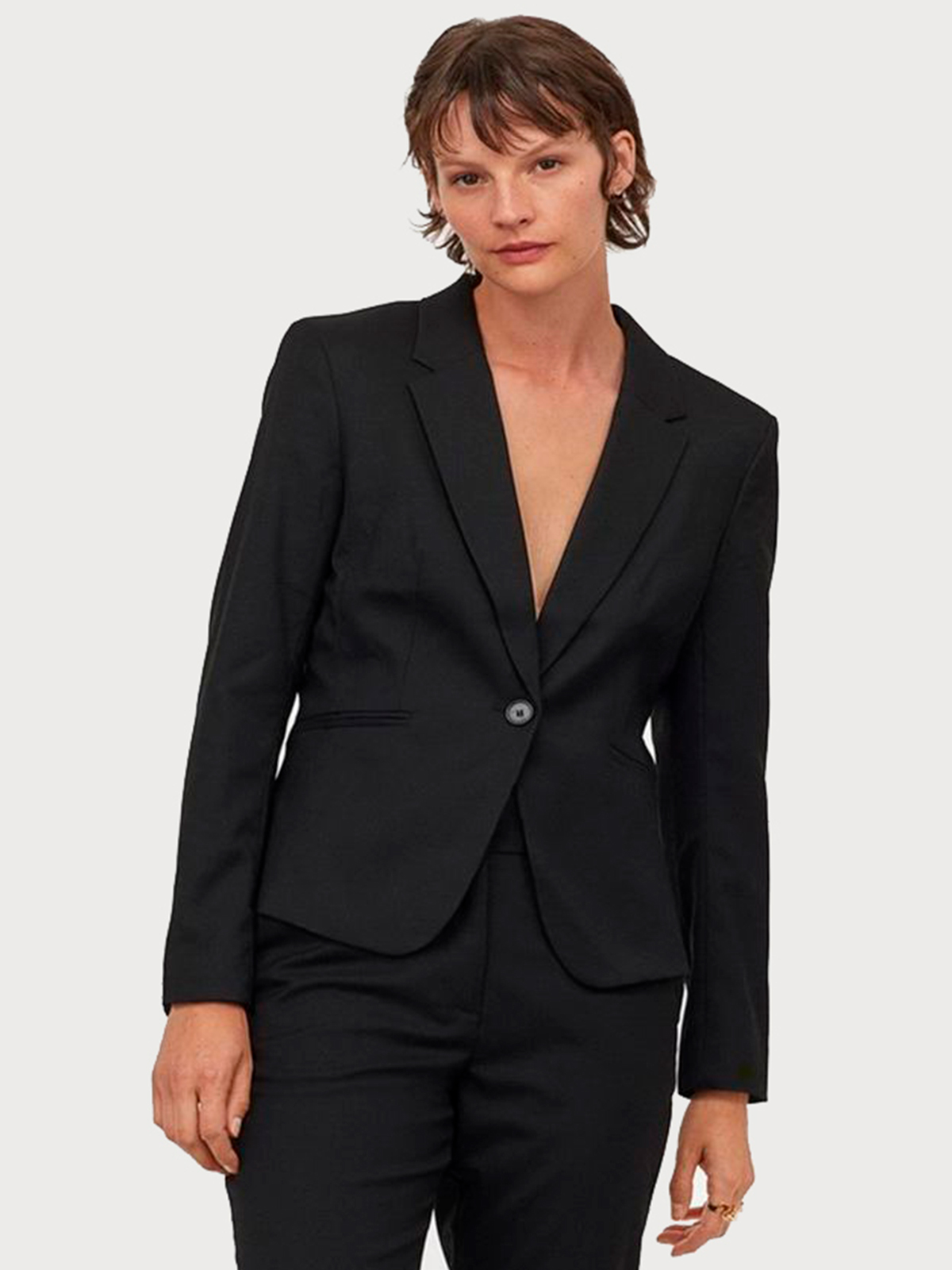 

Пиджак H&M 0568601-0  Черный, Пиджак H&M 0568601-0 40 Черный