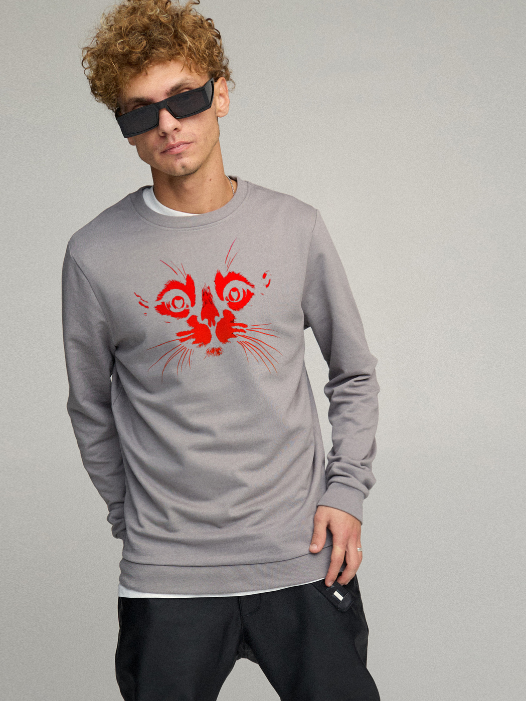 

Свитшот YAPPI BSMEG10007  Серый, Свитшот YAPPI BSMEG10007 2XL Серый