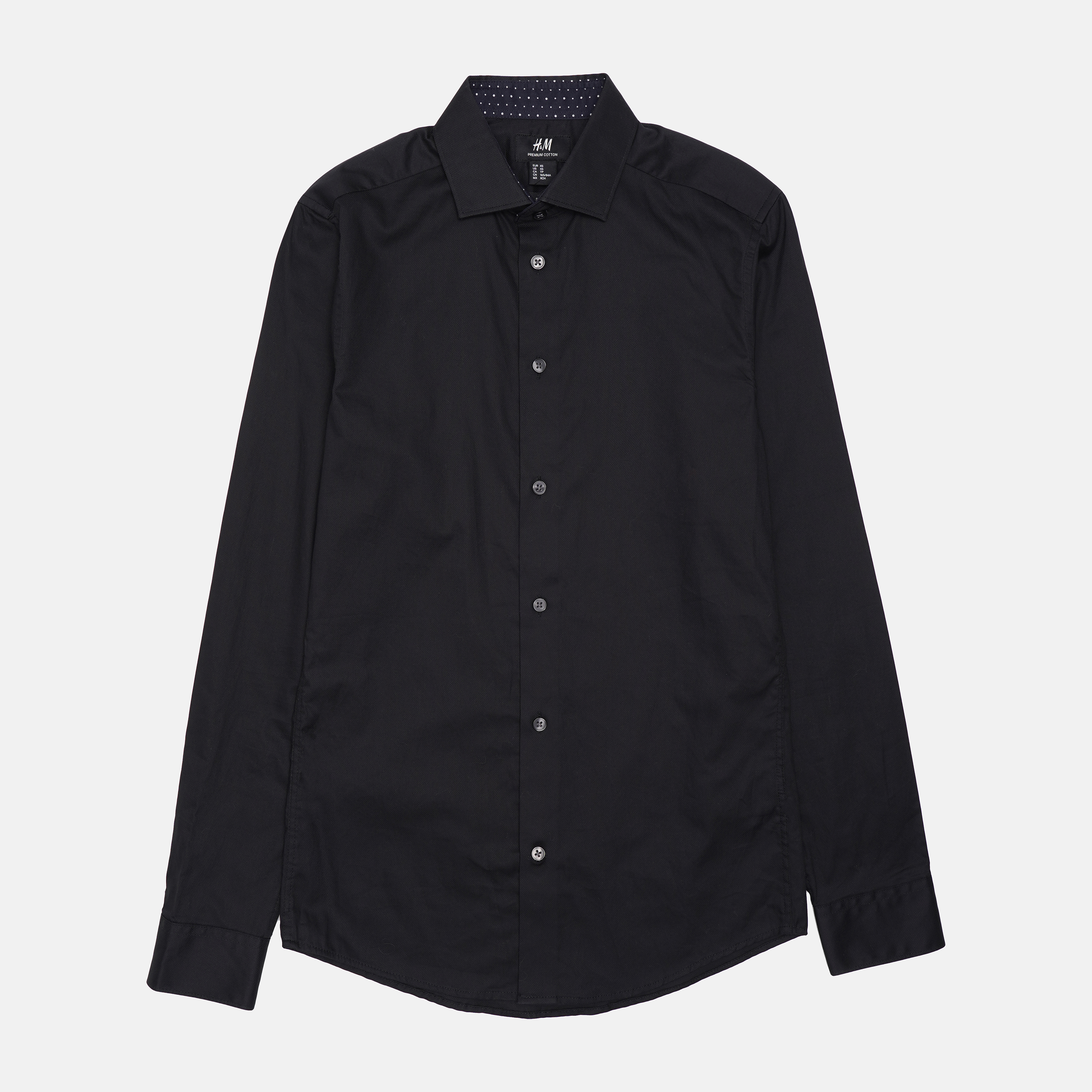 

Рубашка H&M 1711-395127  Черная, Рубашка H&M 1711-395127 XS Черная
