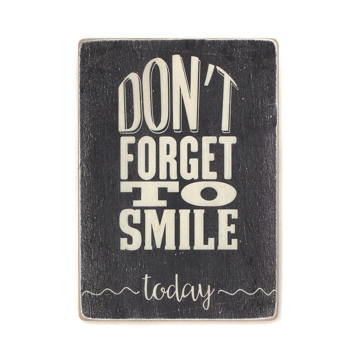 

Деревянный постер Wood Posters "Don’t forget to smile today. Black background" (A1 формат, фанера)