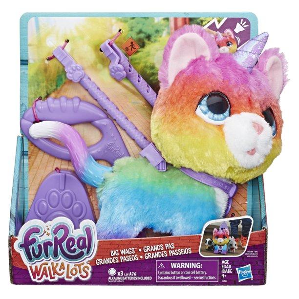 

Интерактивная игрушка Фурриал Котёнок единорог на поводке FurReal Walkalots Big Wags Unicorn Cat
