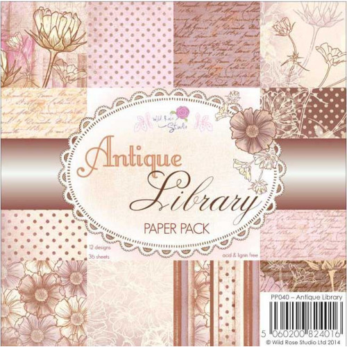

Набір паперу Wild Rose Studio Антична бібліотека (6X6PAPPK PP040)