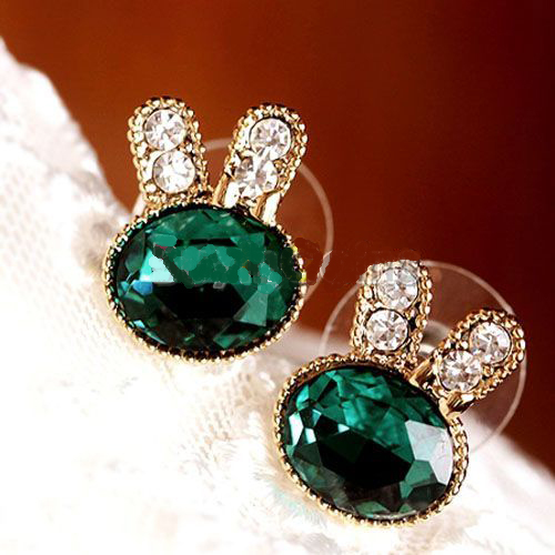 

Сережки Only Смарагдові зайці (5584)