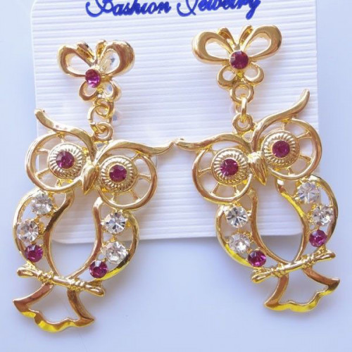 

Сережки Only Кристальні сови (5698)