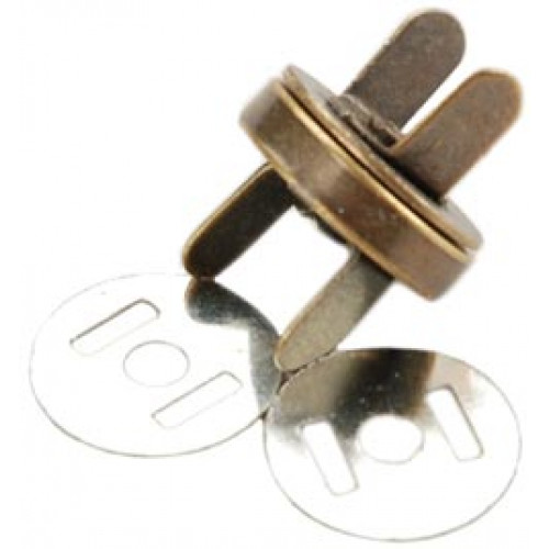 

Магнітна застібка для сумки Sunbelt Fasteners антична латунь (MS14MM-AB)